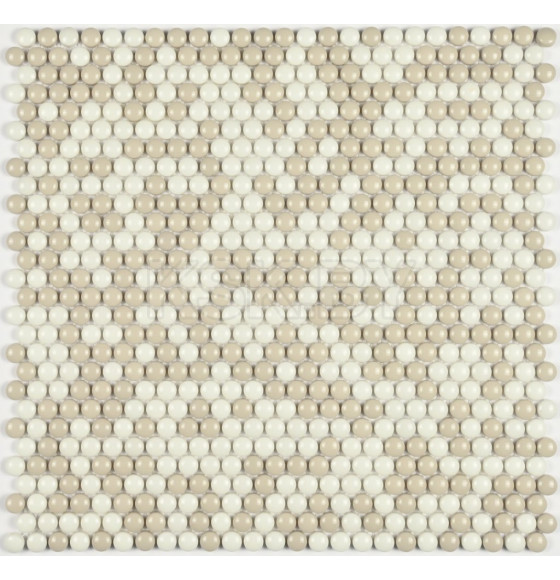 Мозаика Pixel cream  d12*6 325*318