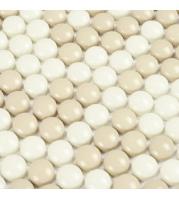 Мозаика Pixel cream  d12*6 325*318