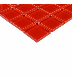 Мозаика Red glass 4*25*25 300*300