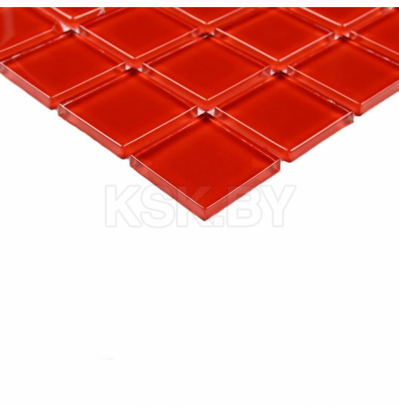 Мозаика Red glass 4*25*25 300*300