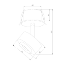 Потолочный светодиодный светильник 6W 4000K белый 25089/LED (a064252) 