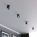 Потолочный светодиодный светильник 6W 4000K чёрный 25089/LED (a064253) 