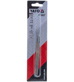 Пинцет изогнутый 115 мм YATO