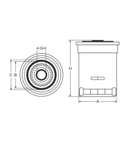 Фильтр масляный SCT SK810