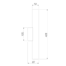 Светильник настенный светодиодный Langer черный 40123/LED (a061225) 