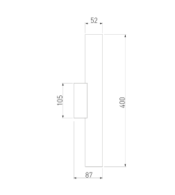 Светильник настенный светодиодный Langer IP44 40123/LED черный жемчуг