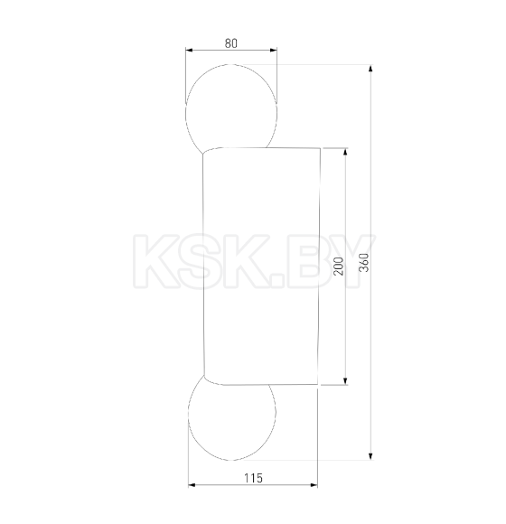 Настенный светильник со стеклянным плафонами Lily IP54 MRL 1029 черный (a064601) 