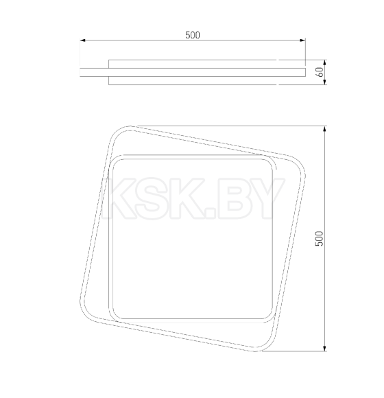 Светильник потолочный Eurosvet 90252/1 черный (a057126) 