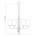 Светильник подвесной Eurosvet 60134/6 никель (a058368) 