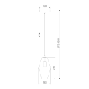 Светильник подвесной Eurosvet 50236/1 прозрачный (a058956) 