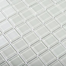 Мозаика White glass 4*25*25 300*300