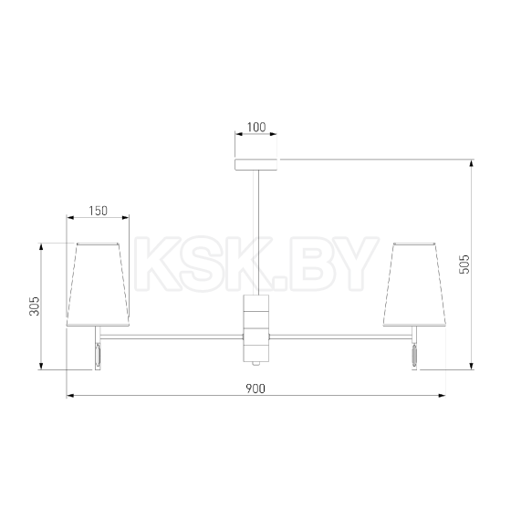 Светильник потолочный Eurosvet 60137/8 хром (a060126) 