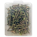 Саморез, желтый цинк 4,5х35 в пласт. контейнере (упак/200шт) (B007234) 