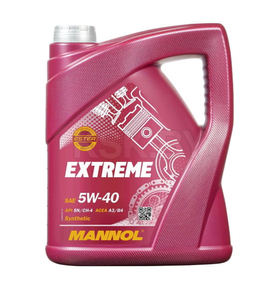 Масло моторное MANNOL Extreme SAE 5W-40  API SN/CH4 4L  (7915) 