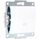 Выключатель 1-кл. промежуточный белый Karina Lezard (707-0288-107) 