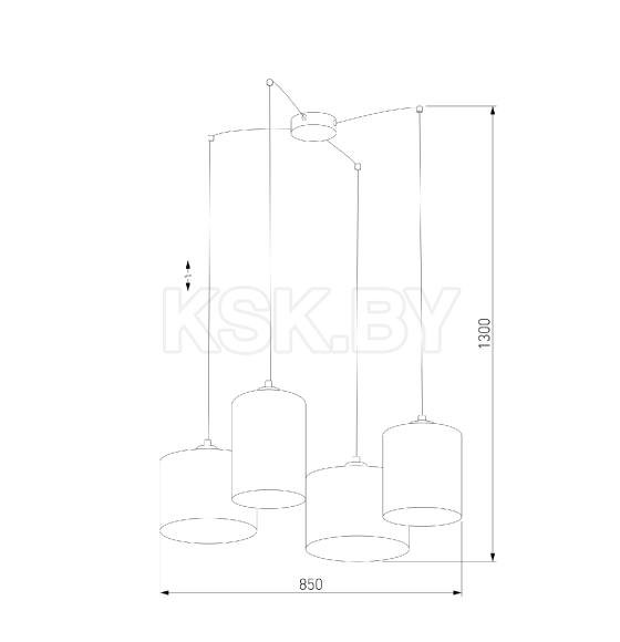 Светильник подвесной TK Lighting / Juta 6585 (a059939) 