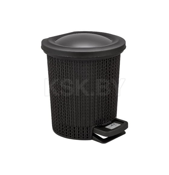 Ведро для мусора с откидной крышкой 6 л.Spin&Clean Soul цвет венге SV4064ВНГ (SV4064ВНГ) 