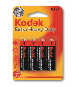 Батарейка AA R6-4BL (4 шт) солевая EXTRA HEAVY DUTY KODAK