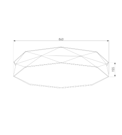 Светильник потолочный TK Lighting  / Kantoor Graphite 4223