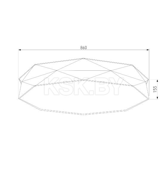 Светильник потолочный TK Lighting  / Kantoor Graphite 4223 (a059263) 