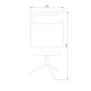 Светильник настольный TK Lighting / Boho White 6565 (a058461) 