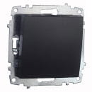 Выключатель 1-кл перекрестный, дымчатый Zena-Vega EL-BI (609-011100-214) 