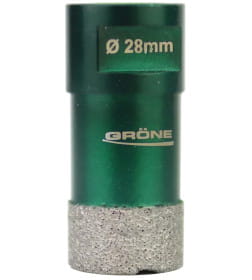 Коронка алмазная по керамограниту GRONE М14 28 мм