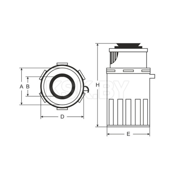 Фильтр масляный SCT SM5089 (SM 5089) 