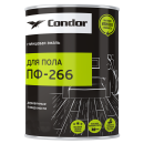 Эмаль для пола ПФ-266 CONDOR светло-серая (Ral 7004), ТУ BY 101310916.005-2008, банка 1,8 кг