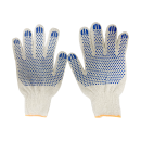 Перчатки х/б с ПВХ "Точка", 7.5 класс, белые 2043 (2043) 