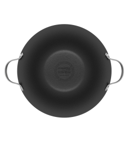 Сковорода-вок из облегченного чугуна со стеклянной крышкой 32 см MAUNFELD HOWARD MWP32LCL15