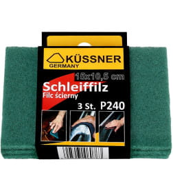 Фетр абразивный 150х105мм P240 (3шт) KUSSNER