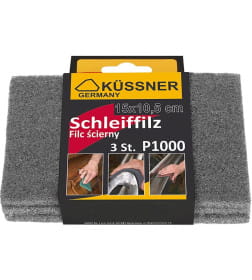 Фетр абразивный 150х105мм P1000 (3шт) KUSSNER