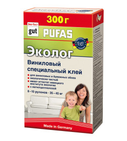 Клей обойный "PUFAS Эколог", (8-10 рулонов), 300 г