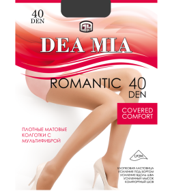 Колготки женские 1447 Брестские DEA MIA ROMANTIC 40, р. 3 GRAFIT