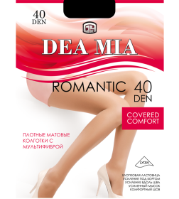 Колготки женские 1447 Брестские DEA MIA ROMANTIC 40, р. 5 NERO