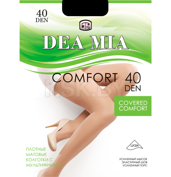 Колготки женские 1448 Брестские DEA MIA COMFORT 40, р. 3 NERO (3С1448-Д38) 