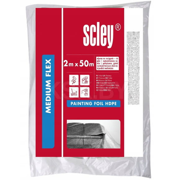 Плёнка защитная 10 мкм, 2х50м SCLEY (0400-105002) 