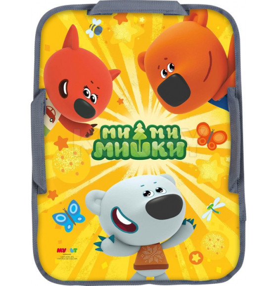 Ледянка НИКА мягкая прямоугол 400х540 мм МИ-МИ-МИШКИ (ТЕНТ + ТКАНЬ ОКСФОРД) Желтый (ЛПРМ4054/Ж) 