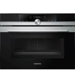 Компактный духовой шкаф с СВЧ Siemens CM633GBS1