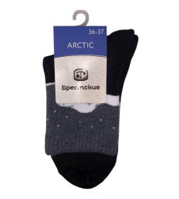 Носки женские 1100 Брестские ARCTIC (махровые), р. 36-37 рис.516 ЧЕРНЫЙ