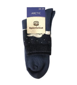 Носки женские 1100 Брестские ARCTIC (махровые), р. 38-39 рис.516 Т.ДЖИНС