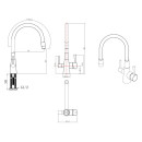 Смеситель для кухни Lemark Комфорт LM3075BL  (LM3075BL) 