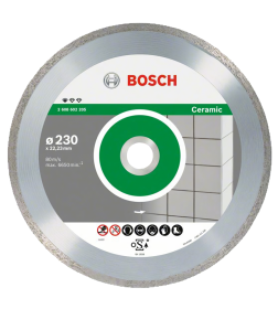 Диск алмазный 230х22.23 мм Standard for Ceramic BOSCH 2608602205