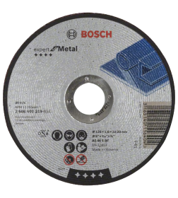 Диск отрезной по металлу 125х1.6х22 мм BOSCH 2608600219