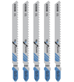 Полотно для лобзика по алюминию T127D (5 шт.) BOSCH 2608631017