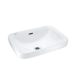 Умывальник встраиваемый jaquar 555x425x195мм FLS-WHT-5601