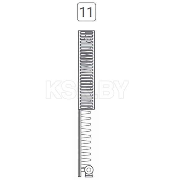 Радиатор стальной панельный Royal Thermo VENTIL COMPACT (11) 500x500 низ (VC11-500-500/9016) 