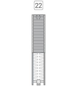 Радиатор стальной панельный Royal Thermo VENTIL COMPACT (22) 500x1200 низ