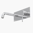 Смеситель для раковины Berges VENTAS R скрытого монтажа, совместный, хром глянцевый (076009) 